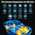 ANCEL VD700 TOL DE DIAGNOSTIC SYSTÈMES FULL pour VW Audi Skoda Toutes les fonctions Scanner OBD2 avec enregistrement de batterie-2
