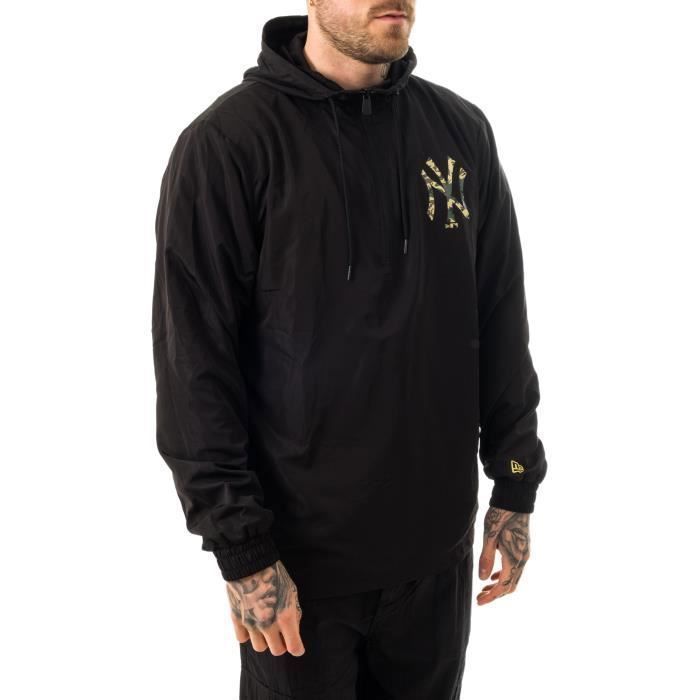 Veste Coupe-vent Fairway & Greene, Homme, Noire, Taille L, Demi-fermeture, étiquette Encore Accrochée