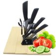 Couteaux de Cuisine en Céramique Couteaux en Ceramic pour Couper Fruits Légumes Viande, 6pcs/Set-3