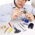 Trousse d'outils 147pcs Kit d'horlogerie professionnel, Outil Réparation pour Démonte Ouvre Bracelet Montre Horloger-3