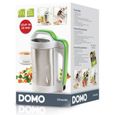 DOMO DO499BL Blender chauffant Soup Maker – Inox et Vert-3