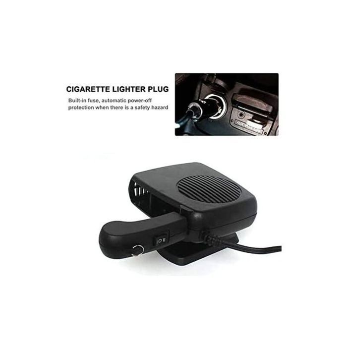 Chauffage de voiture 200W 12V anti-bue mini ventilateur 2 en 1 dgivreur  portable pour voiture - Cdiscount Auto