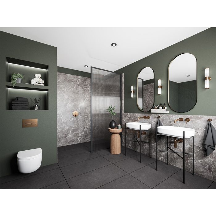 Panneau Mural Décoratif WallFace QUADRO Cuir Noir - 2,6 M² - Autocollant - Neuf