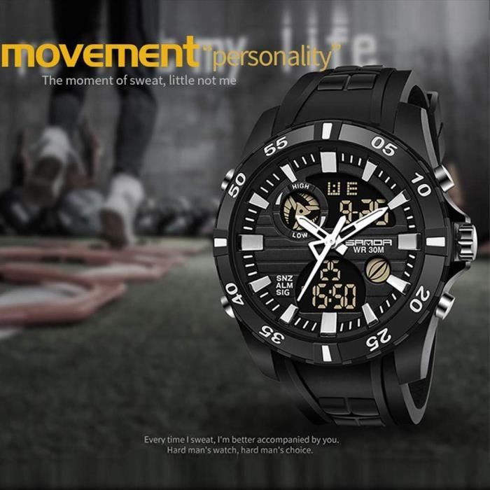 Montre chronographe best sale homme pas cher