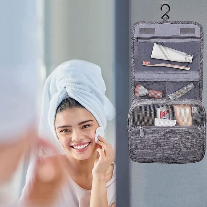 Trousse de toilette femme tissu