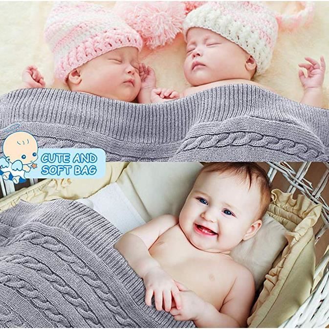 Sac de Couchage B b B b Fille et Gar on Mignon Hiver Gigoteuses et Nids d ange Peluche Confortable Sac de Couchage