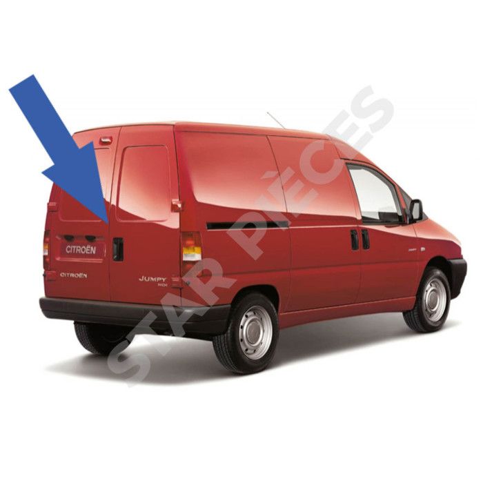 Poignée De Porte Extérieure Avant Droite Noire Pour Peugeot Expert 2006-2016 - Compatible Réf. 9101GG/9101GP