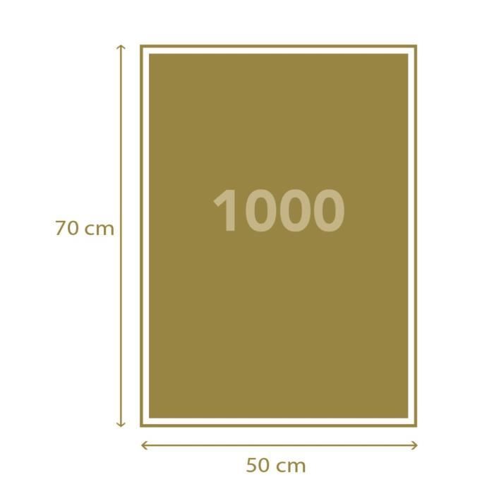 Puzzle Clementoni 1000 Pièces "More Is More - Animal & Botanics" - Dimensions Assemblées 70 X 50 Cm - Fabriqué En Italie, Boîte Compacte