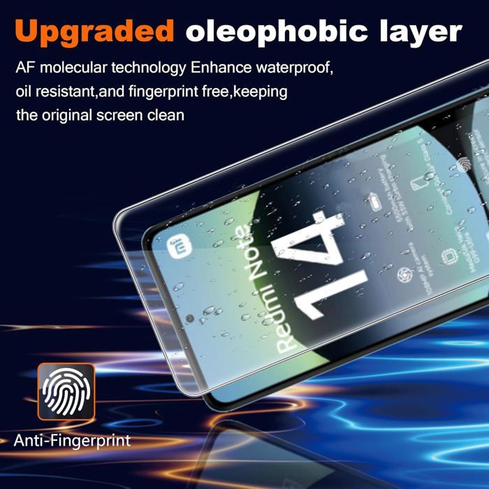 3 Films Protection Écran Hydrogel Pour Xiaomi Redmi Note 14 4G - Anti-Rayures, Haute Transparence
