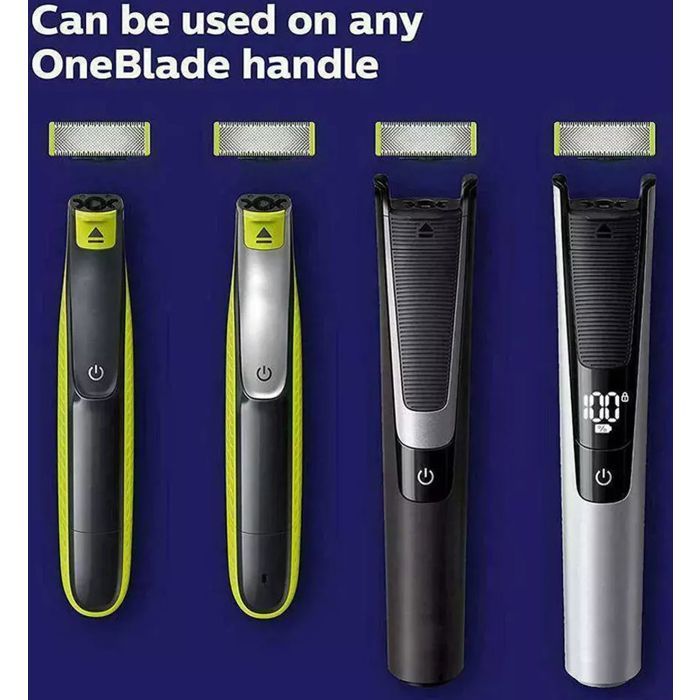 Lot de 4 lames de rechange - PHILIPS - QP440/50 - Oneblade 360