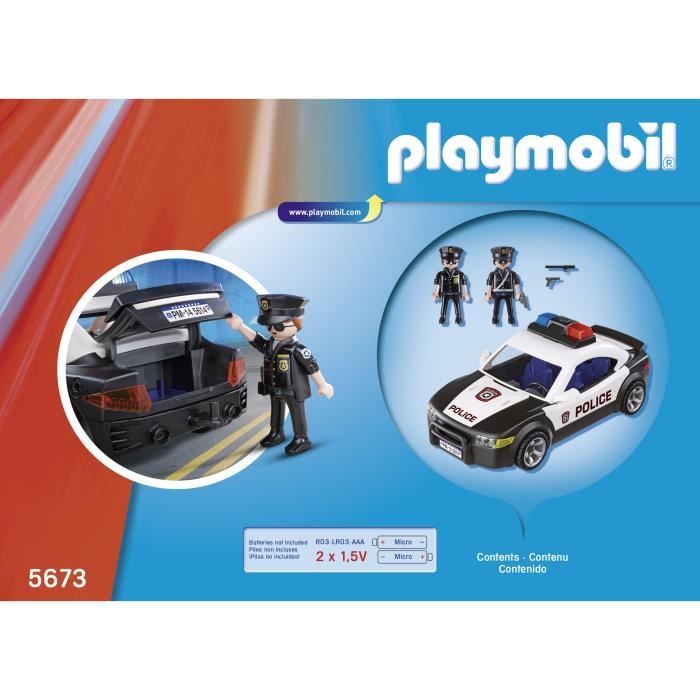 Voiture police telecommandee playmobil top