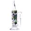 Bong Pipe à Eau 33 Cm Design Bouteille Verre Multicolore