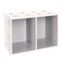 Etagere Cube Epaisseur 1 20 Cm Gris L 54 X P 27 X H 27 Cm Achat