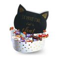 Boite Chat Noire garnie d'un assortiment de 40 chocolats CELEBRATIONS, MILKA et KINDER | Idéal pour la Fête des Mères-0