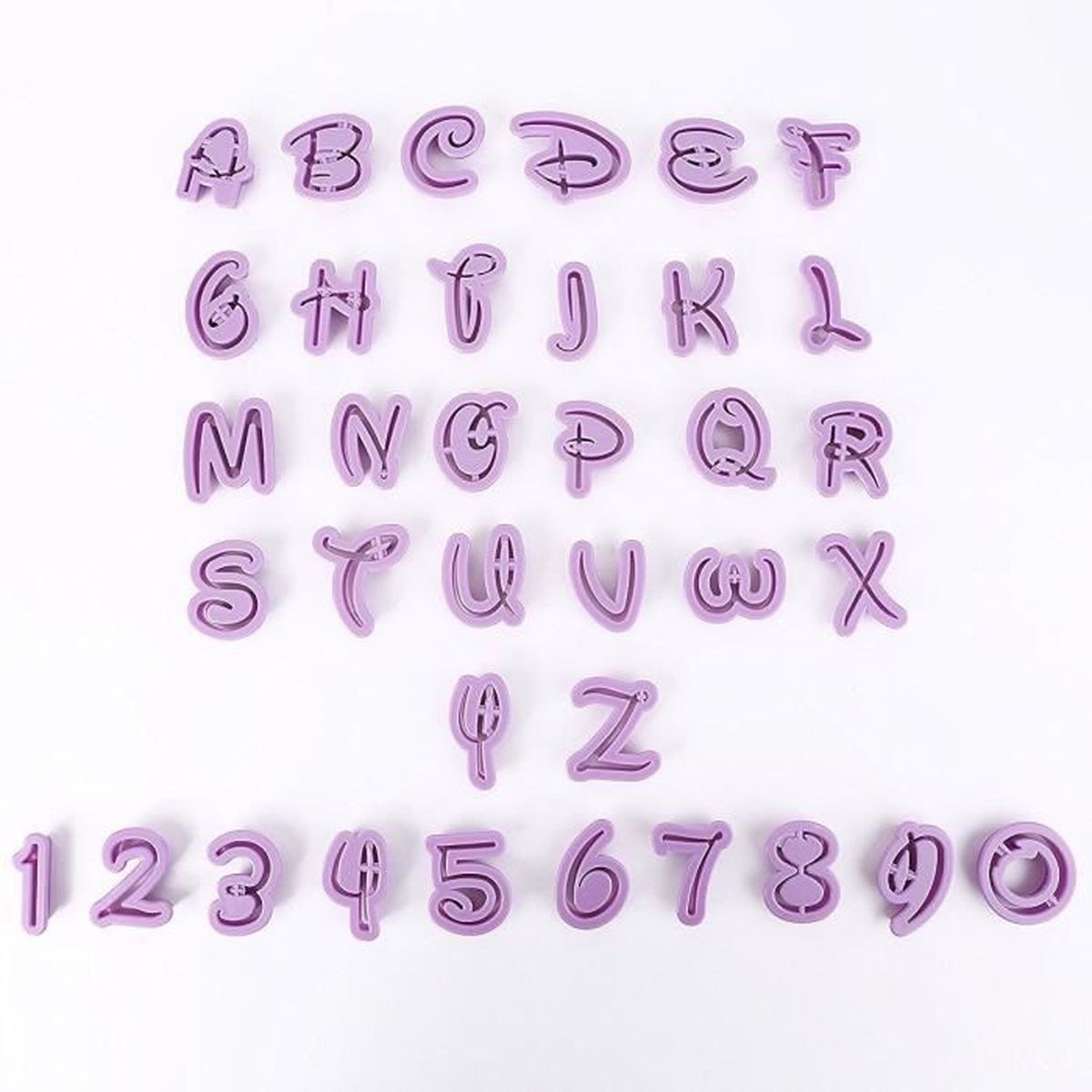 Assortiment de 26 Emportes Pièces à Piston Lettres Alphabet Cake Nouveau !!