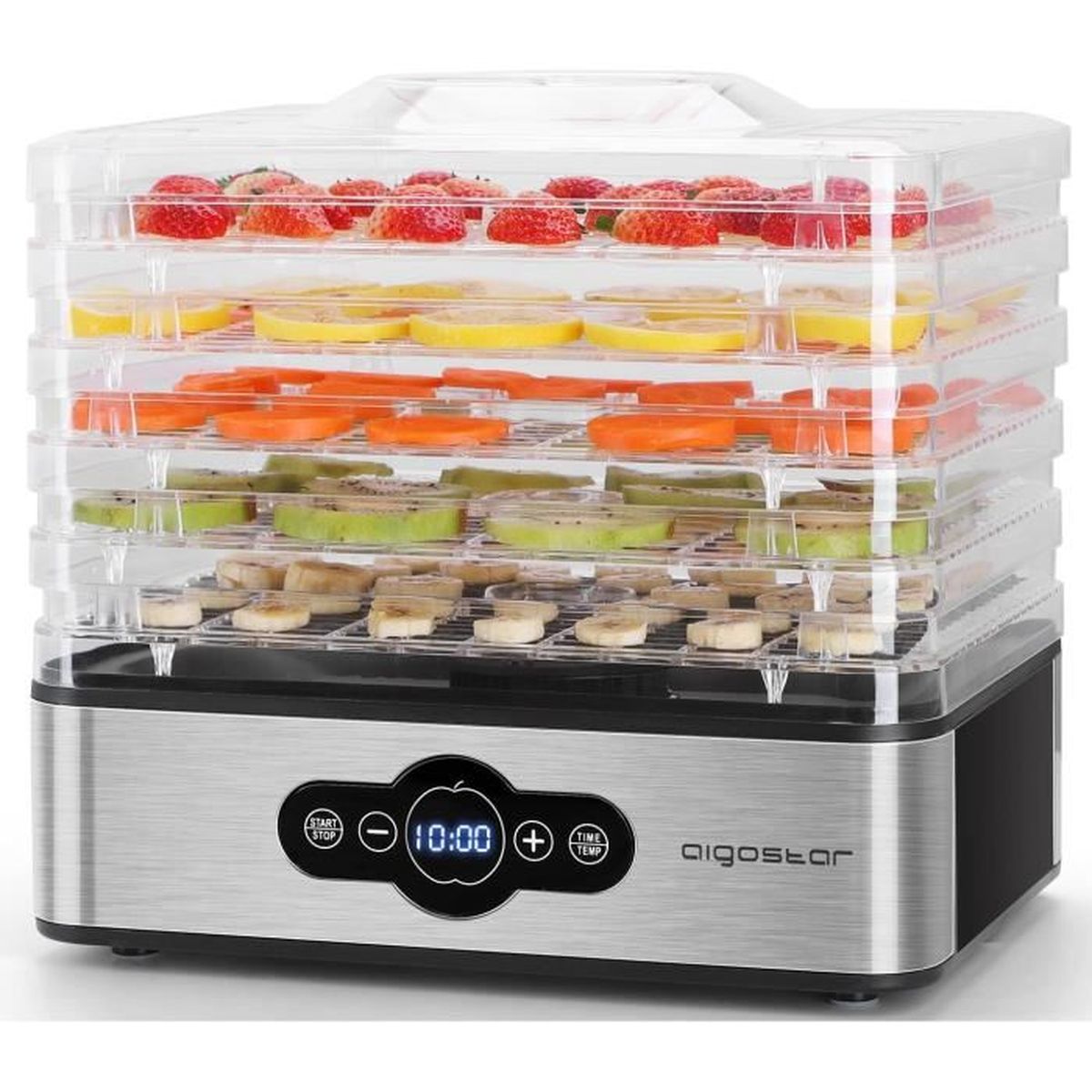 Déshydrateur Alimentaire Kitchen Living – 5 Plateaux – 750W – Neuf (boîte Ouverte)