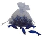 DOUCEUR DES SENS Perles de bain forme dauphin senteur marine x20 sac organza