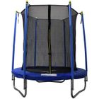 Trampoline rond TEENO Ø185cm pour enfant avec filet de protection, échelle et bâche