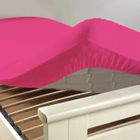 DOUCEUR D'INTERIEUR Drap housse coton INTIMITY 90x190cm bois de rose