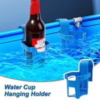 Porte-gobelet pour piscine hors sol - Accessoires de piscine - Couleur bleue