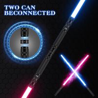 Sabre laser deux pièces en métal - 7 couleurs - Effets sonores - Enfants guerriers galactiques