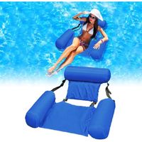 Hamac gonflable , Piscine Float Lounge - Chaise d'eau - Hamac 4 en 1 - Ultra confortable