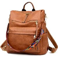 Sacs à dos mode femme sacs à main Design polyvalent et sac à bandoulière PU sac de voyage en cuir