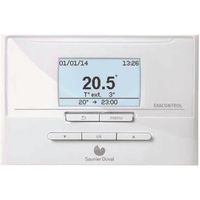 Thermostat d'ambiance sans fil SAUNIER DUVAL EXACONTROL 7RC-B à programmation hebdomadaire.