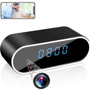 Réveil Chargeur Induction Avec Caméra Espion HD – WiFi – Modèle TotalCadeau Mini