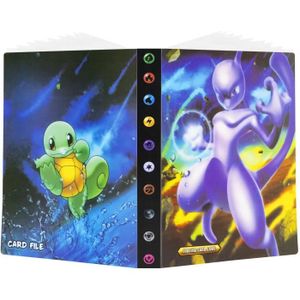 Cahier Gamme Classeur Carte Peut Contenir 400 Cartes Classeur pour Cartes Carte Album PU Cartes Album 50 Pages Porte-Cartes à Collectionner Livre Carte Album de Cartes Card GX EX