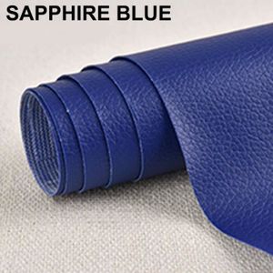 COLLE - PATE ADHESIVE 10x20cm - Bleu saphir - Ruban de réparation de cuir auto-adhésif, colle de bain bricolage, matériel en tissu