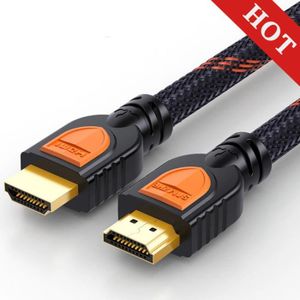 iVanky C/âble HDMI 2.0 en Nylon Tress/é Supporte Ethernet//3D//Retour Audio 4K Ultra HD Gris Sid/éral C/âble HDMI 3m - Garantie /à Vie Cordon HDMI 3m pour Lecteur Blu-ray//Xbox//PS4//TV 4K UHD//Ecran