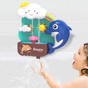 Jouets de bain pour bébé, jouets de plage imperméables pour enfants avec  lumière LED, le jouet sensoriel de baignoire de dauphin est livré avec de  la musique Sprinkler Baignoire Jouets pour enfants