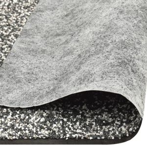 SOLS PVC Drfeify Revêtement de pierre gris 500x60 cm KA488