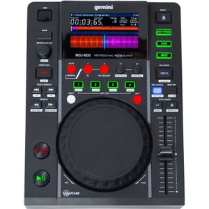 BOX MULTIMEDIA GEMINI Contrôler DJ MIDI, USB Média Player, écran 