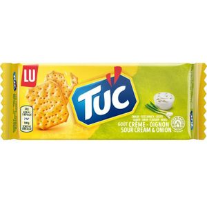 TUILES & TORTILLAS LOT DE 6 - LU - Tuc Cracker goût Crème Oignon Bisc