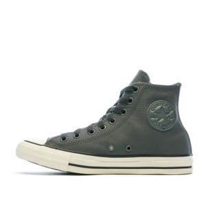 BASKET Baskets Femme - Converse - Iron Smoke - Cuir - Lacets - Gris