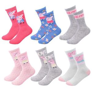 Chaussettes Soquettes Peppa Pig Pour Fille - Rose Clair - Taille 23-34 - Neuves Avec étiquettes