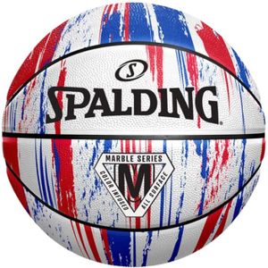 BALLON DE BASKET-BALL Spalding Marble Ball 84399Z, Unisexe, Blanc, ballons de basket