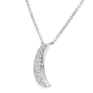collier lune or blanc collier lune or blanc