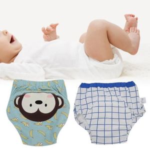 COUCHE LAVABLE gift-Ashata couches pour bébé Apprentissage Pantalon Bande Dessinée Patch Couches En Tissu Bébé Toilette Formation Lavable Nappy