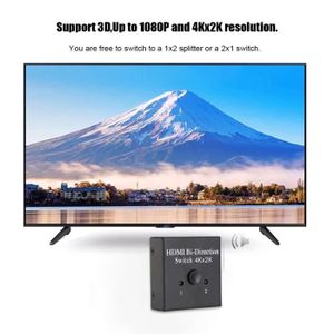 REPARTITEUR TV LIU-7694954888499-Répartiteur HDMI Commutateur HDM
