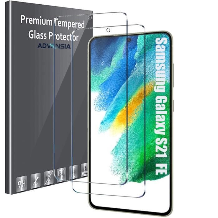 3pcs verre trempé pour Samsung Galaxy S21 5g S22 S23 S21 Plus S21fe S20fe 5g  empreinte digitale déverrouiller écran protecteur verre