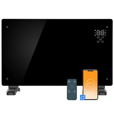 Klarstein Radiateur Électrique à Convection 1500W - Chauffage Portable Et Mural Avec Thermostat, Faible Consommation, Idéal Pour Grandes Pièces Et Salles De Bain IP24
