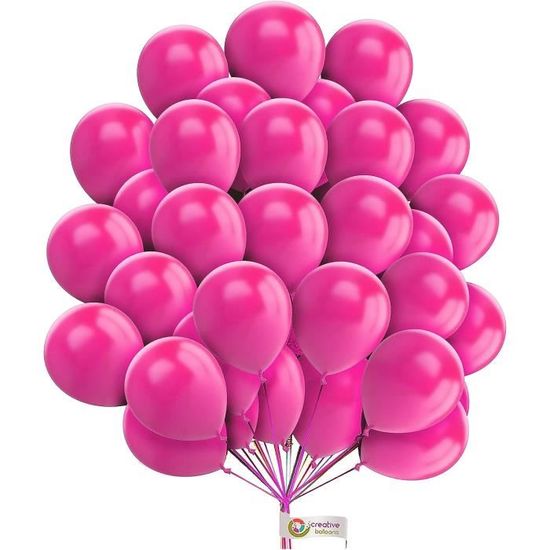 Ballons en Latex Colorés pour Décoration d'Anniversaire, Rouge