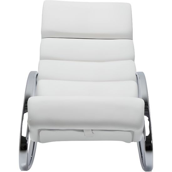 Fauteuil Rocking Chair Manhattan Blanc Kare Design Cdiscount Maison
