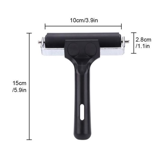 Rouleaux De Peinture,Rouleau De Façade, Rouleau De Peinture En Caoutchouc à Motif De Grain Créatif De 7 Pouces For La Décoration Murale De La Maison, Du Bureau, De La Boutique, Outils De