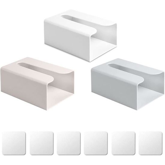 étui Lingettes Portable Boîte Distributeur De Lingettes Humides Allayu - Blanc ABS - 17x10.5x6cm - Pratique Pour Maison/Voiture Boite A Lingettes Humides