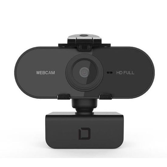 DICOTA Webcam PRO Plus Full HD - Couleur - 1920 x 1080 - 1080p - audio - USB 2.0