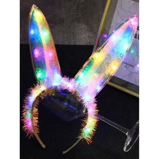 5 Pièces LED Serre Tete Licorne LED Bandeau Lumineux Bandeau Licorne